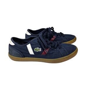 LACOSTE SIDELINE 319 SNEAKERS – NAVY – GUM SOLE – WOMEN’S US 7 – 2019 RELEASE